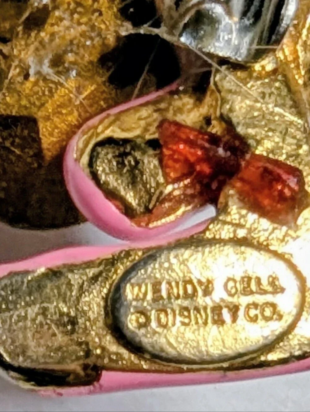 Wendy Gell Disney Fantasia Mademoiselle up and over brooch super rare.